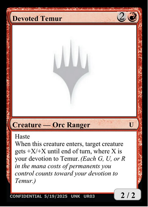 Devoted Temur