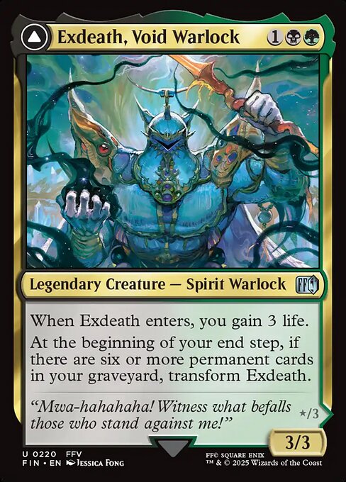 Exdeath, Void Warlock // Neo Exdeath, Dimension's End