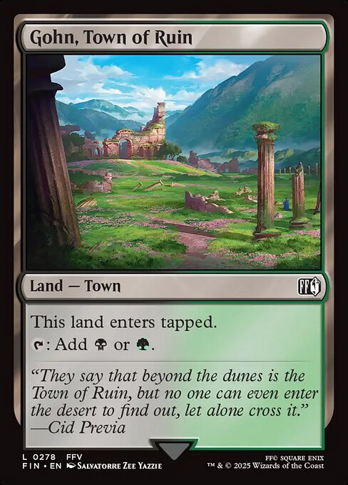 Gohn, Town of Ruin